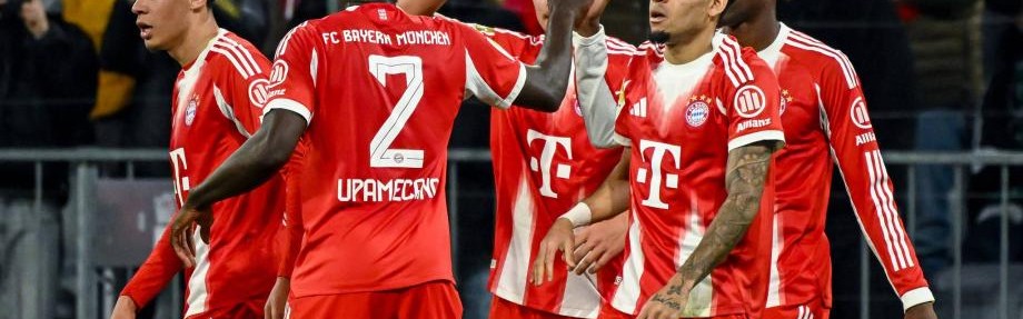 德甲-杰克逊造红+破门 拜仁4-1门兴先赛14分领跑